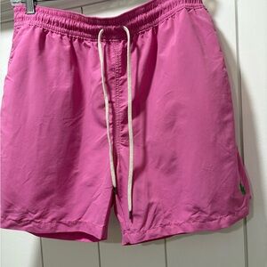 Polo Ralph Lauren Nylon Swim shorts casual streetwear size Large  pink
